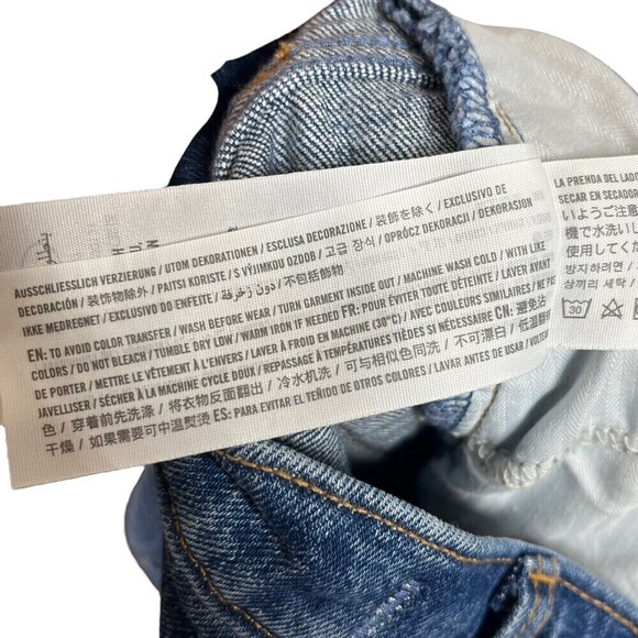 Abercrombie & Fitch Curve Love 90s Jeans Women’s Size 29 8 Short Ultra High Rise - Picture 13 of 13